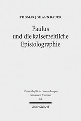 Paulus und die kaiserzeitliche Epistolographie