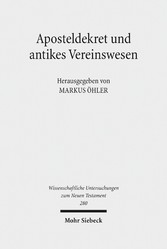 Aposteldekret und antikes Vereinswesen