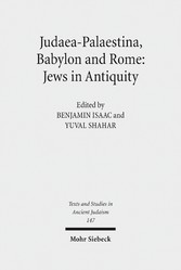 Judaea-Palaestina, Babylon and Rome: Jews in Antiquity