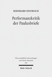 Performanzkritik der Paulusbriefe