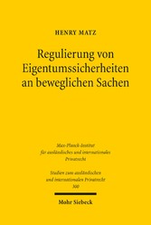 Regulierung von Eigentumssicherheiten an beweglichen Sachen