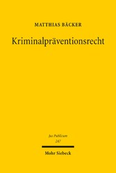 Kriminalpräventionsrecht