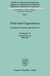 Holz und Organismen.