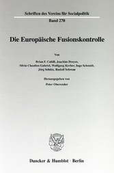 Die Europäische Fusionskontrolle.