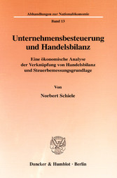 Unternehmensbesteuerung und Handelsbilanz.