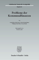 Probleme der Kommunalfinanzen.