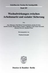 Wechselwirkungen zwischen Arbeitsmarkt und sozialer Sicherung.