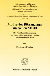 Motive des Börsengangs am Neuen Markt.