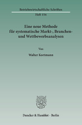 Eine neue Methode für systematische Markt-, Branchen- und Wettbewerbsanalysen.