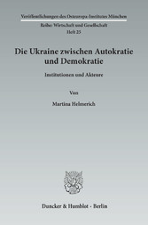 Die Ukraine zwischen Autokratie und Demokratie.