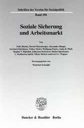 Soziale Sicherung und Arbeitsmarkt.