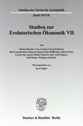 Studien zur Evolutorischen Ökonomik VII.