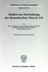 Die Ältere Historische Schule: Wirtschaftstheoretische Beiträge und wirtschaftspolitische Vorstellungen.