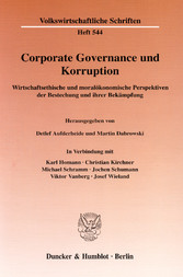 Corporate Governance und Korruption.