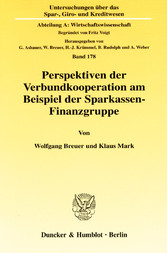 Perspektiven der Verbundkooperation am Beispiel der Sparkassen-Finanzgruppe.