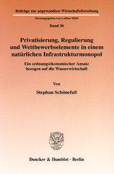 Privatisierung, Regulierung und Wettbewerbselemente in einem natürlichen Infrastrukturmonopol.