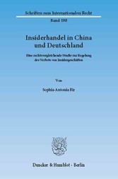 Insiderhandel in China und Deutschland.