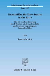 Finanzhilfen für Euro-Staaten in der Krise.