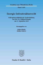 Energie-Infrastrukturrecht.