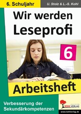 Wir werden Leseprofi - Arbeitsheft / Klasse 6