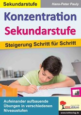 Konzentration Sekundarstufe