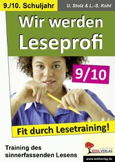 Wir werden Leseprofi / Klasse 9-10