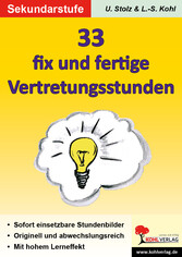 33 fix und fertige Vertretungsstunden, SEK