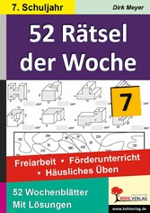 52 Rätsel der Woche / Klasse 7