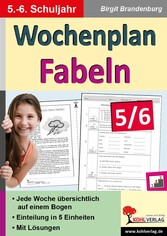 Wochenplan Fabeln / Klasse 5-6