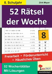 52 Rätsel der Woche / Klasse 8