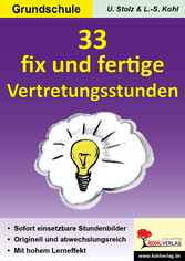 33 fix und fertige Vertretungsstunden, GS