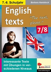 English texts - The next, please. / Klasse 7-8