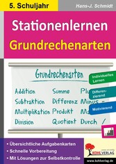 Stationenlernen Grundrechenarten / Klasse 5