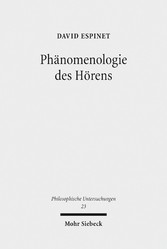 Phänomenologie des Hörens