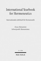 International Yearbook for Hermeneutics / Internationales Jahrbuch für Hermeneutik