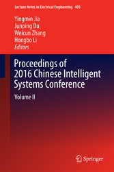 Proceedings of 2016 Chinese Intelligent Systems Conference