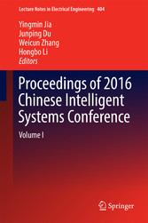 Proceedings of 2016 Chinese Intelligent Systems Conference