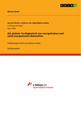 Die globale Verfügbarkeit von energetischen und nicht-energetischen Rohstoffen