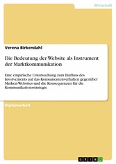 Die Bedeutung der Website als Instrument der Marktkommunikation