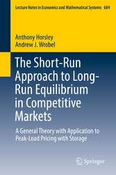 The Short-Run Approach to Long-Run Equilibrium in Competitive Markets