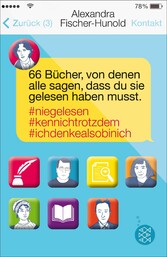 66 Bücher, von denen alle sagen, dass du sie gelesen haben musst