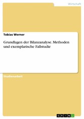 Grundlagen der Bilanzanalyse. Methoden und exemplarische Fallstudie