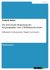 Die historische Bedeutung der Kryptographie vom 2. Weltkrieg bis heute