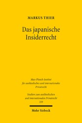 Das japanische Insiderrecht