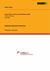 Unknown Genome Proteomics