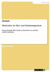 Methoden im Ziel- und Zeitmanagement