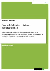 Sportrehabilitation bei einer Schulterluxation