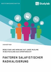 Faktoren salafistischer Radikalisierung. Bedeutung und Wirkung auf junge Muslime in Deutschland aus Expertensicht