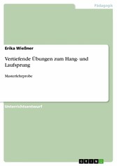 Vertiefende Übungen zum Hang- und Laufsprung