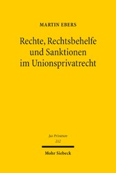 Rechte, Rechtsbehelfe und Sanktionen im Unionsprivatrecht